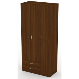 Шкаф-13 Компанит трехдверный для одежды 1950х900х464 мм орех