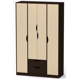 Прихожая Компанит Любовь шкаф четырехдверный лдсп венге-комби