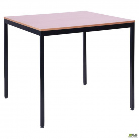 Офисный стол Турин 1187х600х750 мм ножки черный графит прямоугольная столешница дсп дуб-сонома