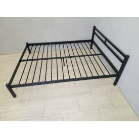 Двуспальная кровать Лидс Тенеро металлическая на ножках