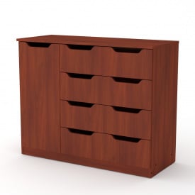 Комод 4+1М Компанит дсп яблоня