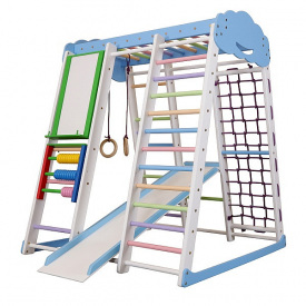 Спортивный комплекс для дома SportBaby Акварелька Sky