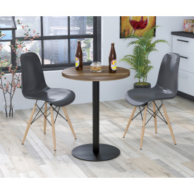 Стол обеденный BS-450 Loft-Design круглый D-60 см орех-модена