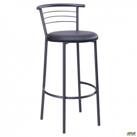 Барный стул АМФ Маркос Хокер черный металлический