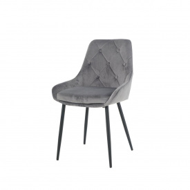 М'який стілець Alifie серій на чорних ніжках