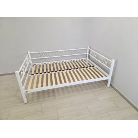 Двоспальна диван-ліжко Самшит Tenero металева в сучасному стилі для сімейної пари 140х200