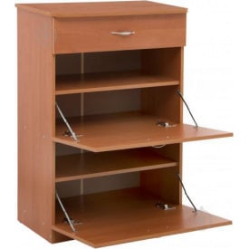 Тумба під взуття Компаніт ТО-3А 726х400х1016 мм венге