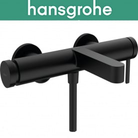 Змішувач Hansgrohe (art 76420670) для ванни Finoris одноважільний, чорний мат.