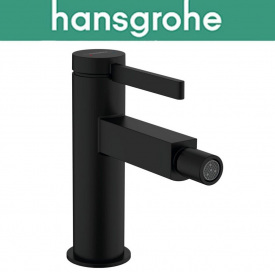 Змішувач Hansgrohe (art 76200670) для біде Finoris з донним клапаном, Чорний мат
