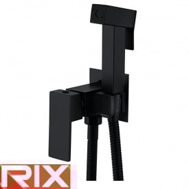 Змішувач для гігієнічного душу Rix KUB (Chr-333) Black, SUS304 з нержавіючої сталі