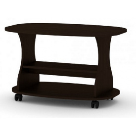 Столик журнальний Компаніт Каприз овальний дсп Венге