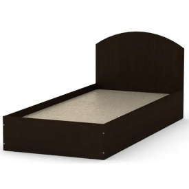 Односпальне ліжко-90х200 см Компаніт дсп венге