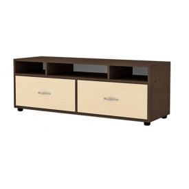 Тумба під ТВ Компаніт Плазма 1200x430x380 мм колір венге