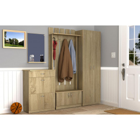 Модульна передпокій Компанит №4 лдсп дуб-Сонома