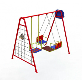 Детские металлические качели-лодочка Dali №706 тройные