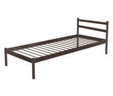 Кровать односпальная металлическая Метакам COMFORT-1 200x80 Коричневый