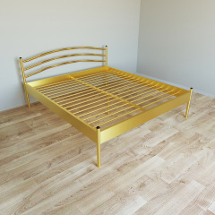 Кровать Tobi Sho GLORIA-1 (38) полуторная металлическая 190X140 Золотой Вишгород