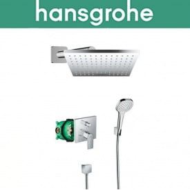 Душова система прихованого монтажу Hansgrohe (art 71281000) Vernis Shape, Хром