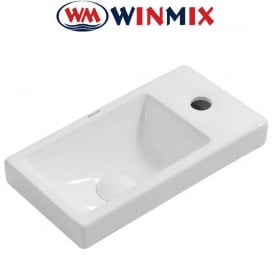 Раковина (умивальник) меблева Winmix Premium QUADRO -1501 400*215*105mm (біла)