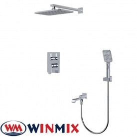 Вбудована душова система для ванни з коротким носом Winmix Premium Dali inner box (Chr-009), Польща