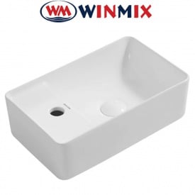 Раковина (умивальник) навісна Winmix Premium QUADRO -1201-R 430*265*135mm (біла)