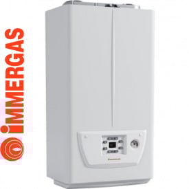 Котел газовий конденсаційний Immergas Victrix Omnia 25 з трубою в комплекті (двоконтурний)
