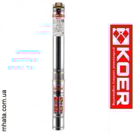 Відцентровий свердловинний насос з пультом KOER 3SDM 2/38 (Н=162м, Q=2,7м3, P=1100 Вт, кабель 1м, 1")