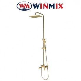 Душова колона із змішувачем Winmix Premium Dali 009-J Brushed Gold, Польща