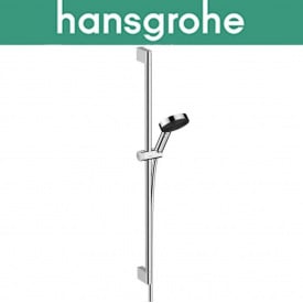 Душовий набір зі стійкою Hansgrohe (art 24170000) Pulsify Select 105 3jet Relaxation 90 см, Хром