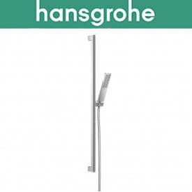 Душовий набір зі стійкою Hansgrohe (art 24380000) Pulsify E 100 1jet EcoSmart 90 см, Хром