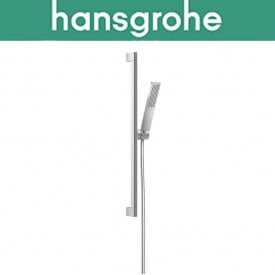 Душовий набір зі стійкою Hansgrohe (art 24370000) Pulsify E 100 1jet EcoSmart 65 см, Хром