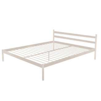 Кровать двуспальная металлическая Метакам COMFORT-1 200x180 Бежевый
