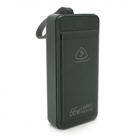 Повербанк Powerbank LIONPATTON L45, 40000mAh, QC3.0, MicroUSB, Type-C, Lighting, 3xUSB, Black, Box