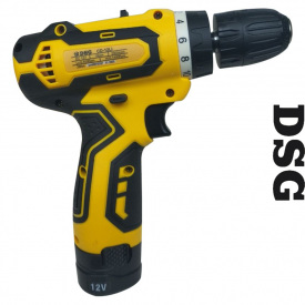 Аккумуляторный шуруповерт DSG CD-12Li (в кейсе) 2*(12В, А/г), у кейсі