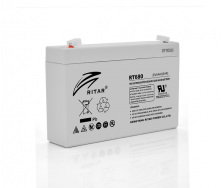 Аккумуляторная батарея AGM RITAR RT680 6V 8Ah Black