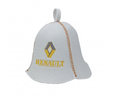 Банная шапка Luxyart Renault One Size белый LA-689