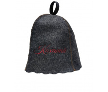 Банная шапка Luxyart Коханий One Size войлок серый LA-794