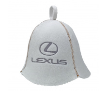 Банная шапка Luxyart Lexus One Size белый LA-916