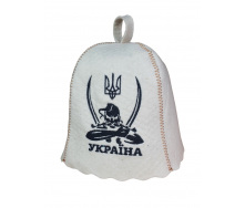 Банная шапка Luxyart Козак One Size белый LA-746