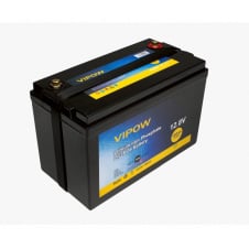 Фото - Аккумуляторная батарея Vipow LiFePO4 12.8V 100Ah со встроенной ВМS платой 80A Аккумуляторная батарея Vipow LiFePO4 12.8V 100Ah со встроенной ВМS платой 80A