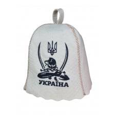 Банная шапка Luxyart Козак One Size белый LA-746