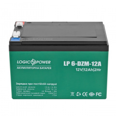 Аккумуляторная батарея LogicPower LP 12V 12AH (6-DZM-12) AGM Черкаси