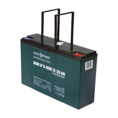 Тяговая аккумуляторная батарея AGM LogicPower LP 6-DZM-35 12V 35Ah Львів