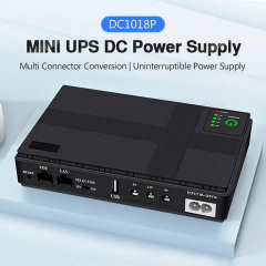Бесперебойник UPS для WI-Fi роутера No Brand 10400 mah 5 9 12V Черный (2317590052) Львів