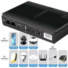 Бесперебойник UPS для WI-Fi роутера No Brand 10400 mah 5 9 12V Черный (2317590052) Львів