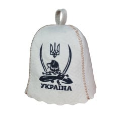 Банная шапка Luxyart Козак One Size белый LA-746 Ізмаїл