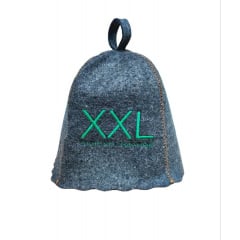 Банная шапка Luxyart One Size XXL розмір має значення натуральный войлок Серый (LA-887) Киев