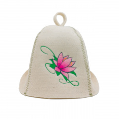 Банная шапка Luxyart Лотос One Size Белый (XL-313) Київ