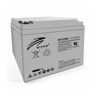 Аккумуляторная батарея AGM Ritar RT12280 12V 28Ah