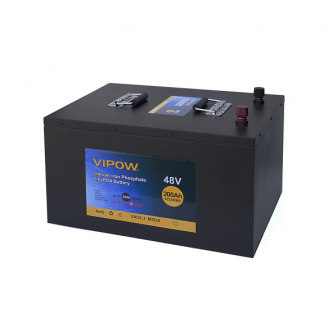 Аккумуляторная батарея Vipow LiFePO4 51.2V 200Ah со встроенной ВМS платой 100A